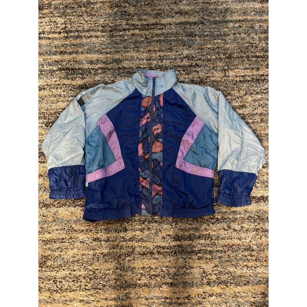 Vintage Westside Connection Colorblock Windbreaker Jacket Womens Medium 80s/90s